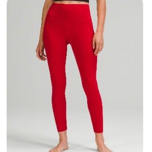 lululemon athletica Red Leggings